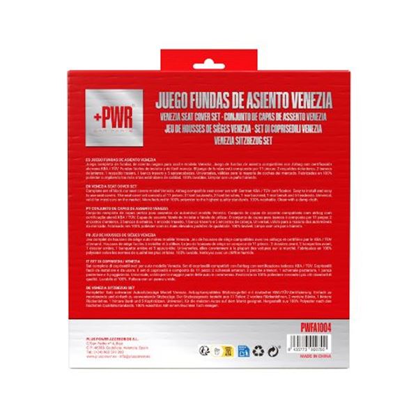 Conjunto completo de revestimentos para bancos Venezia