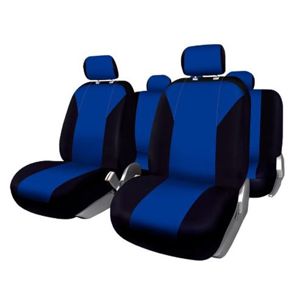 Conjunto completo de capas de assento Firenze azul