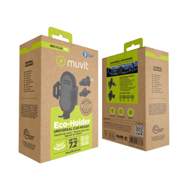 Muvit for Change Suporte de automóvel universal para telemóveis
