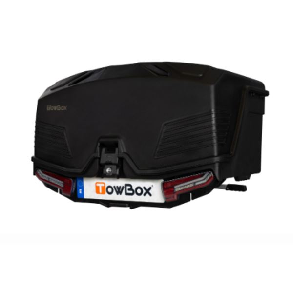 Caixa de reboque Alfa cor preta urbana