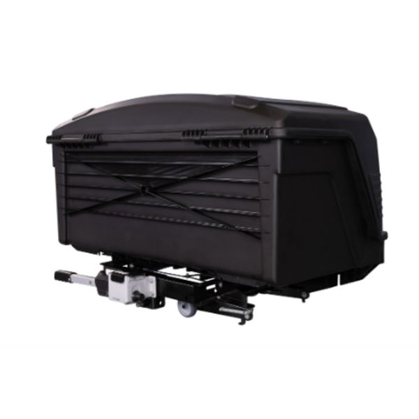 Caixa de reboque Alfa cor preta urbana