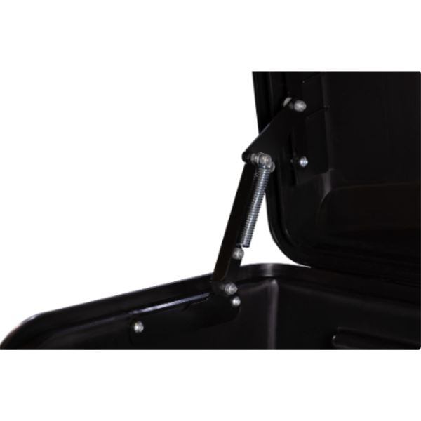 Caixa de reboque Camper preto modelo curto Caixa de reboque