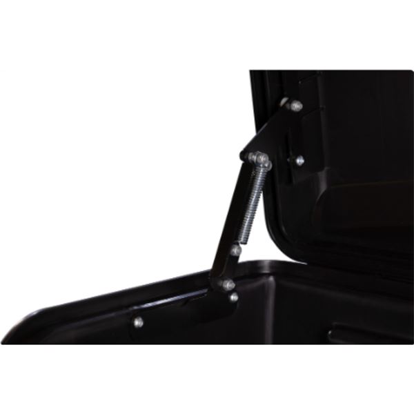 Caixa de reboque longa para autocaravanas cor preta