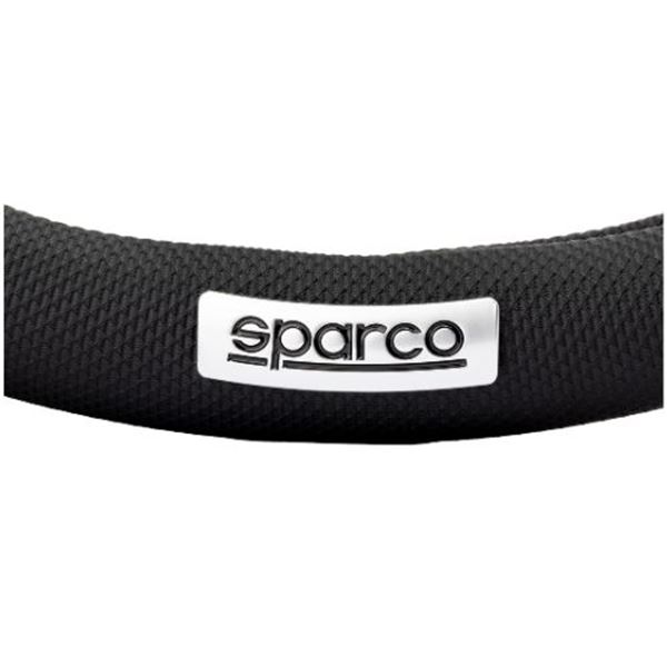 Cobertura do volante Sparco preta e cinzenta