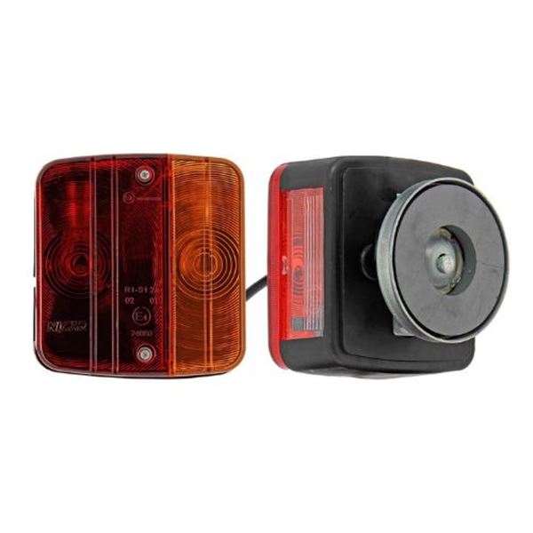 Kit de reboque elétrico 4 em 1 Feu Vert com luzes magnéticas