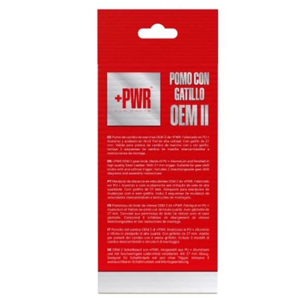 Manípulo curto PlusPower OEM2 com gatilho de 27 mm