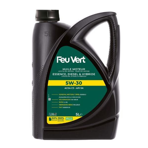 Óleo Feu Vert 5W30 Dexos2 C3 C3 5L