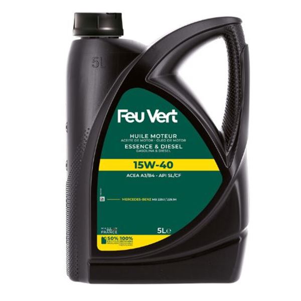 Óleo Feu Vert 15W40 A3 B4 5L
