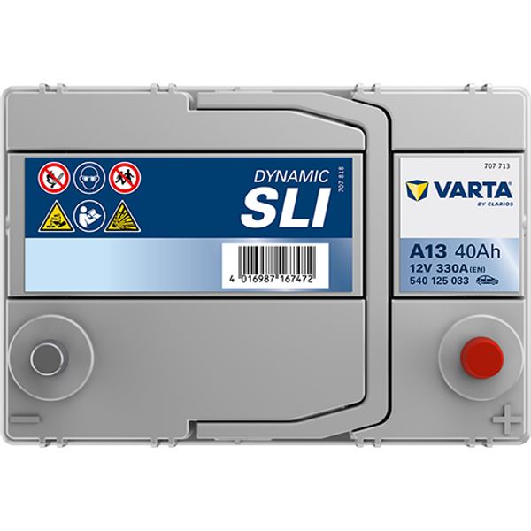 Bateria para automóvel Varta a13 40ah 330a