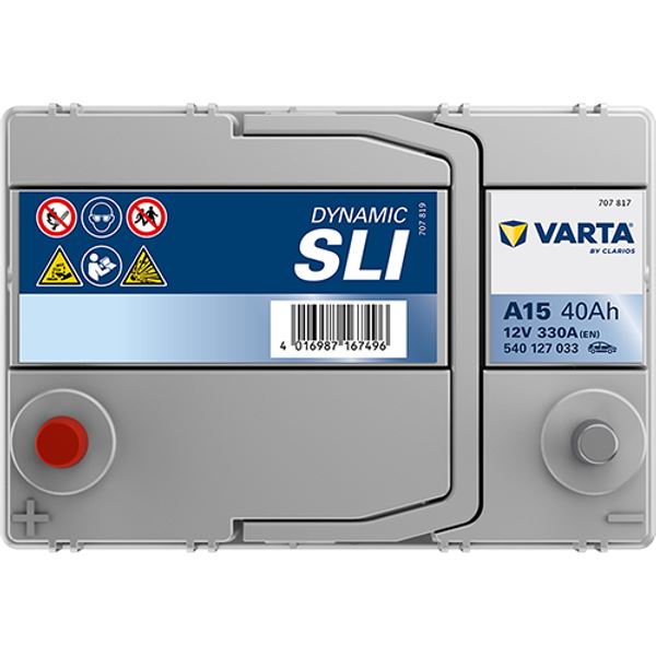 Bateria para automóvel Varta a15 40ah 330a