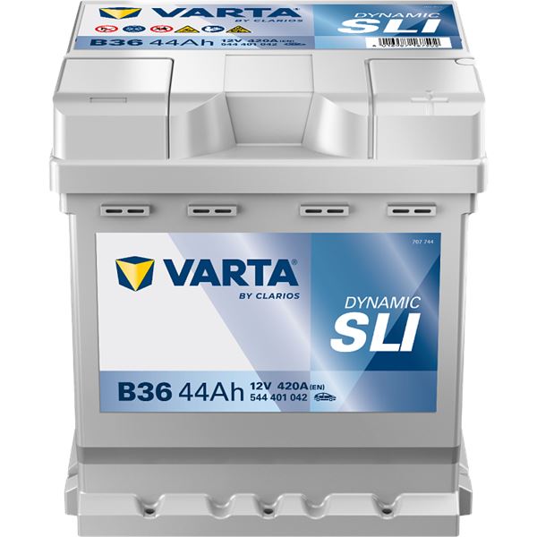 Bateria para automóvel Varta b36 44ah 420a