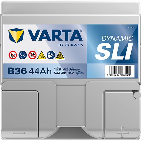 Bateria para automóvel Varta b36 44ah 420a