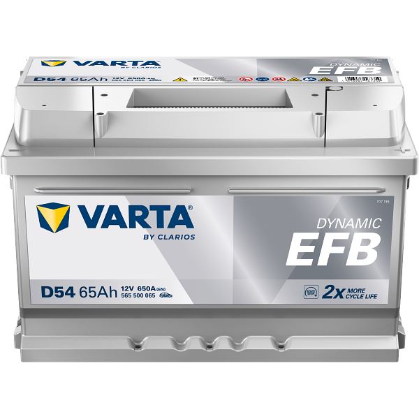 Bateria para automóvel Varta Start Stop efb d54 65ah 650a