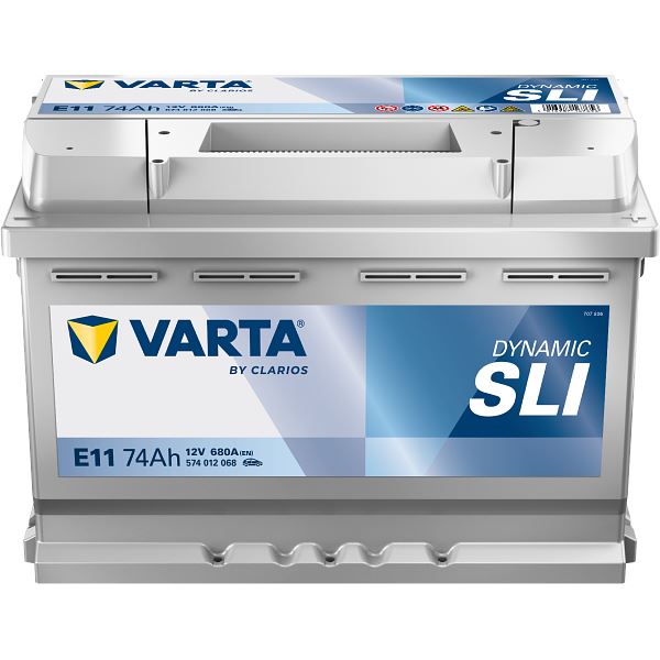 Bateria para automóvel Varta e11 74ah 680a