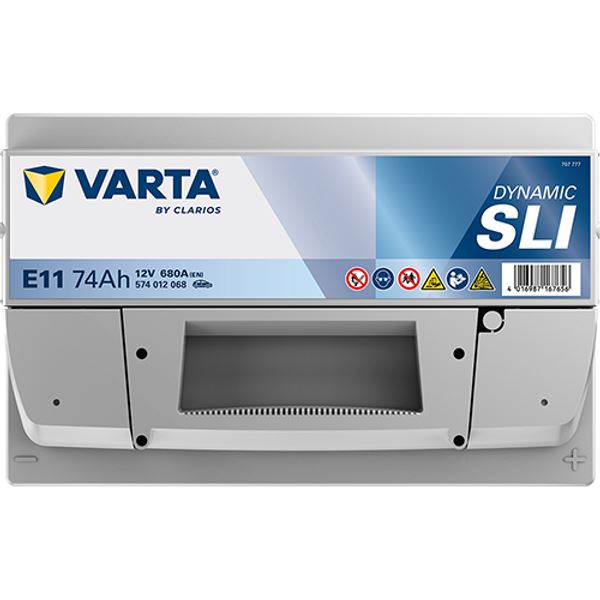 Bateria para automóvel Varta e11 74ah 680a