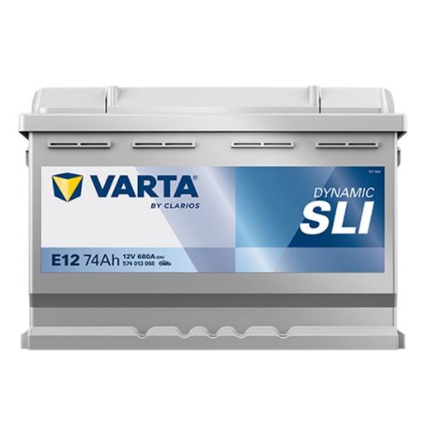 Bateria de automóvel Varta e12 74ah 680a