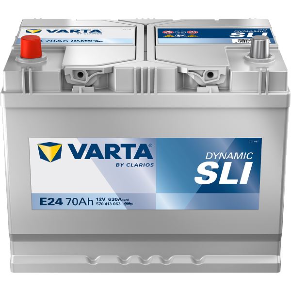 Bateria para automóvel Varta e24 70ah 630a
