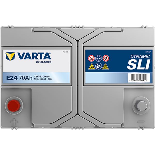 Bateria para automóvel Varta e24 70ah 630a