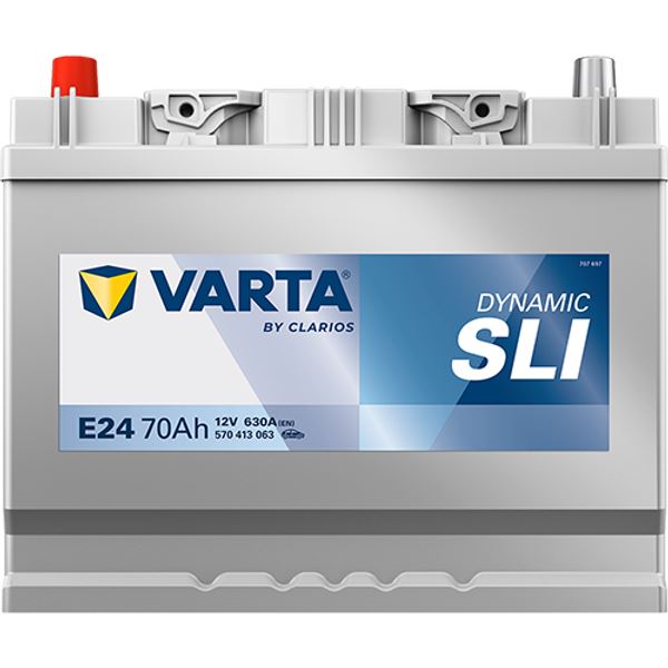 Bateria para automóvel Varta e24 70ah 630a