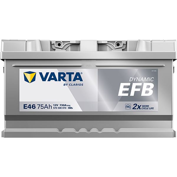 Bateria para automóvel Varta Start Stop efb e46 75ah 730a