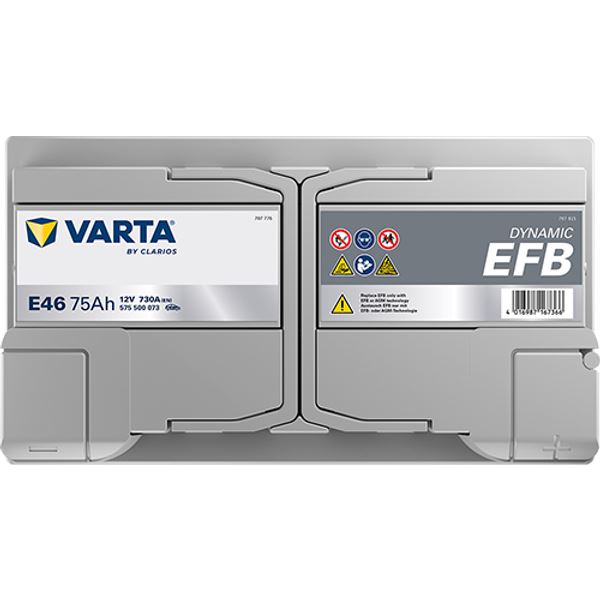 Bateria para automóvel Varta Start Stop efb e46 75ah 730a