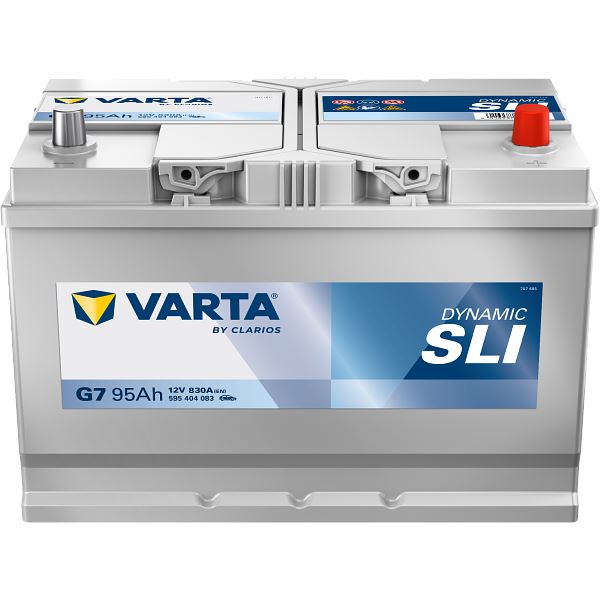 Bateria para automóvel Varta g7 95ah 830a