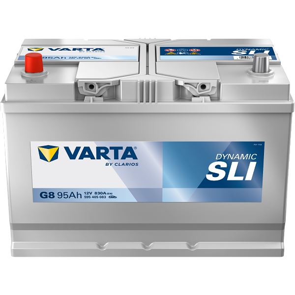 Bateria para automóvel Varta g8 95ah 830a