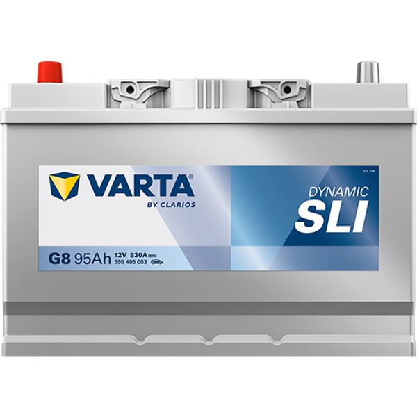 Bateria para automóvel Varta g8 95ah 830a