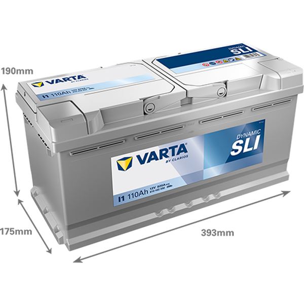 Bateria para automóvel Varta i1 110ah 920a