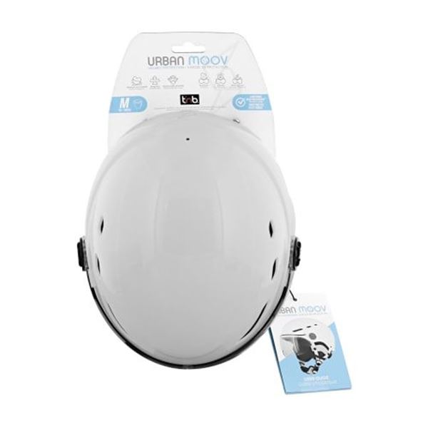 Capacete de proteção Urban Moov tamanho M branco