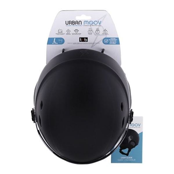 Capacete de proteção Urban Moov tamanho L preto