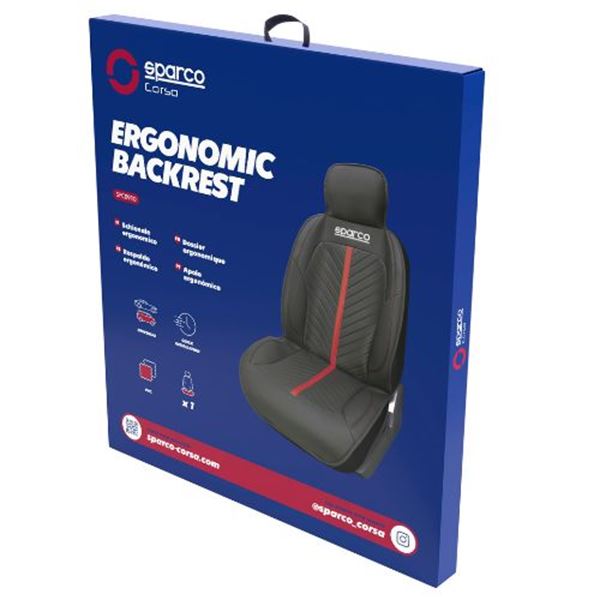 Encosto do banco do automóvel Sparco preto