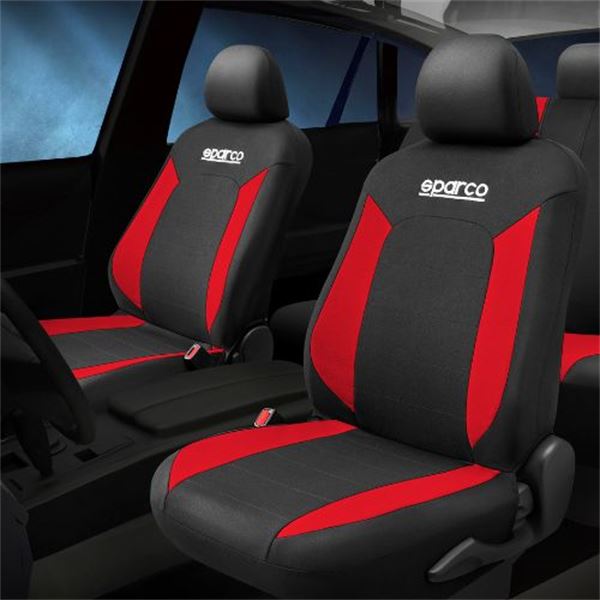 Capas dos bancos Sparco V-Line vermelho