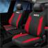Capas dos bancos Sparco V-Line vermelho