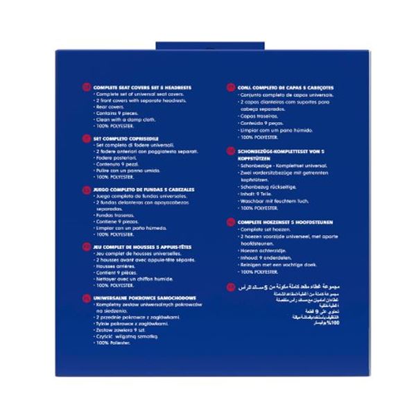 Capas dos bancos Sparco V-Line azul