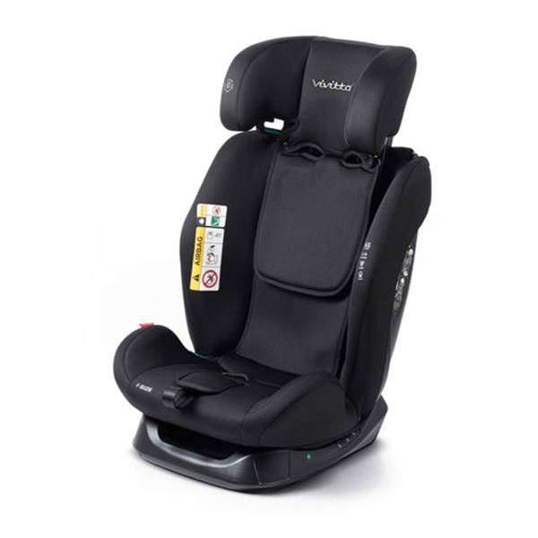 Vivita i-Size cadeira auto i-Size 40 a 150 cm Eder preto