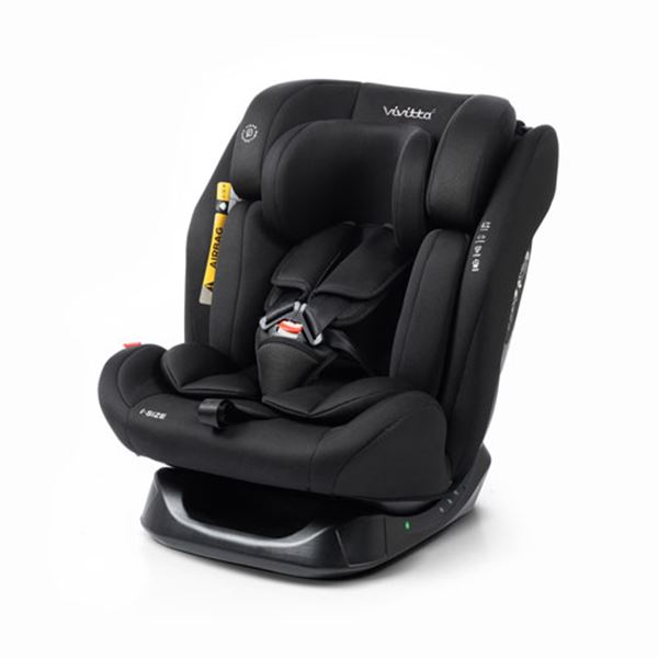 Vivita i-Size cadeira auto i-Size 40 a 150 cm Eder preto