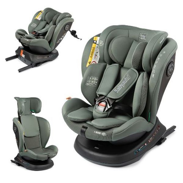 Cadeira de carro Aprecia Pine Green, giratória a 360º, para crianças de 40 a 150 cm