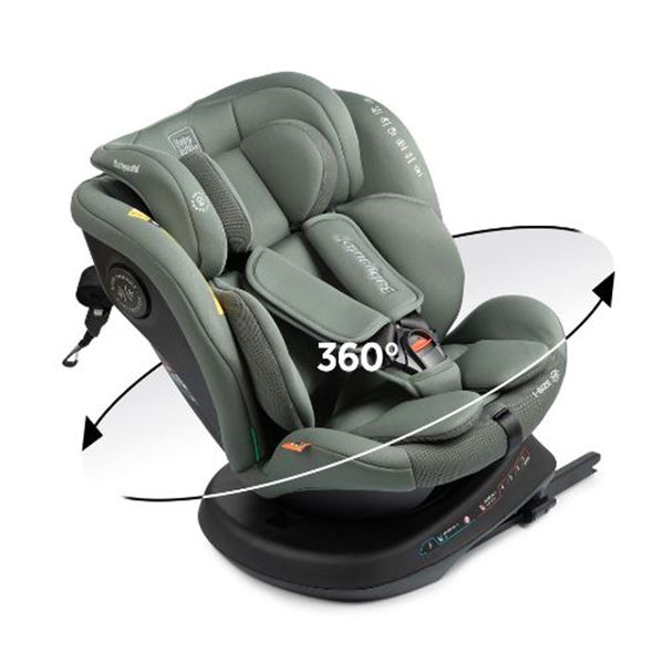 Cadeira de carro Aprecia Pine Green, giratória a 360º, para crianças de 40 a 150 cm