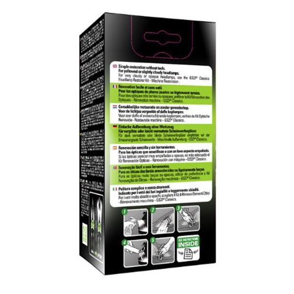 Kit de restauração manual de faróis GS27