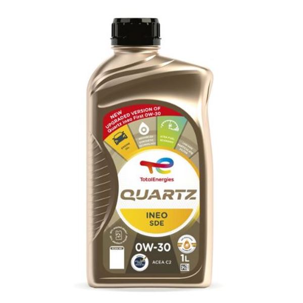 Óleo de motor 0W-30 TotalEnergies Quartz Ineo SDE ACEA C2, 5 l.
