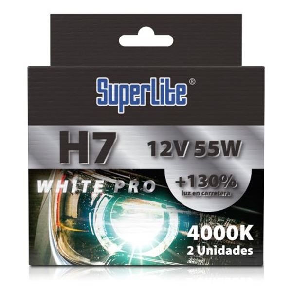 Lâmpadas H7 Superlite White Pro +130% 12 V 55 W