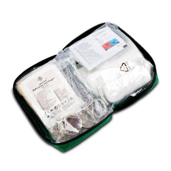 Kit de primeiros socorros para automóvel, mota e bicicleta – 26 peças