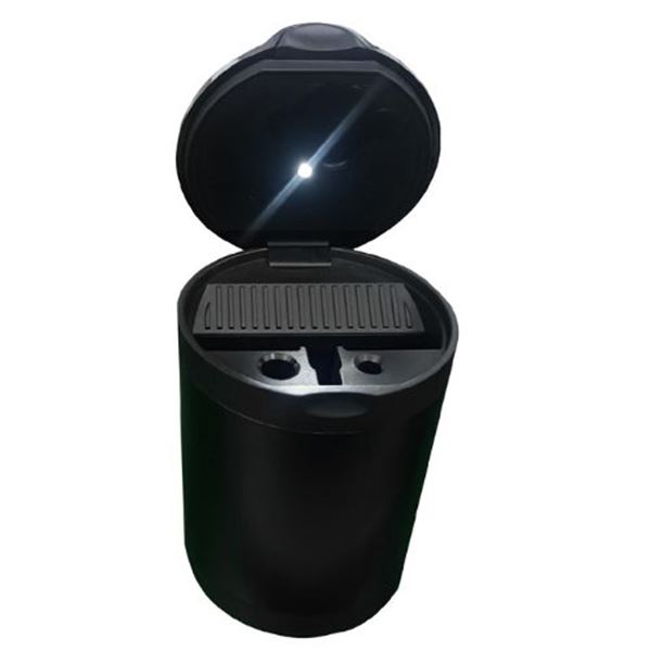 Cinzeiro portátil para carro com luz LED