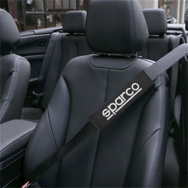 Capas para cintos de segurança Sparco Oxford, na cor preta