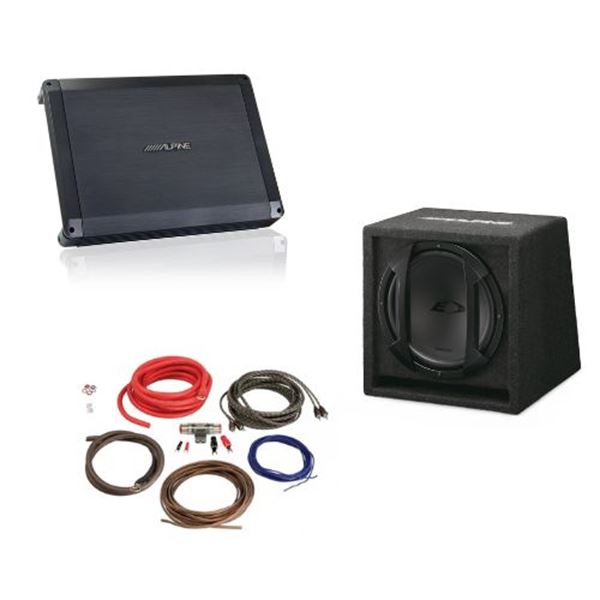 Conjunto de acessórios Alpine BBXF1200+SBE1244BR+12