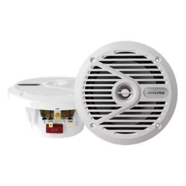 Kit de colunas marítimas Alpine 16,5 cm branco SPS-M601W