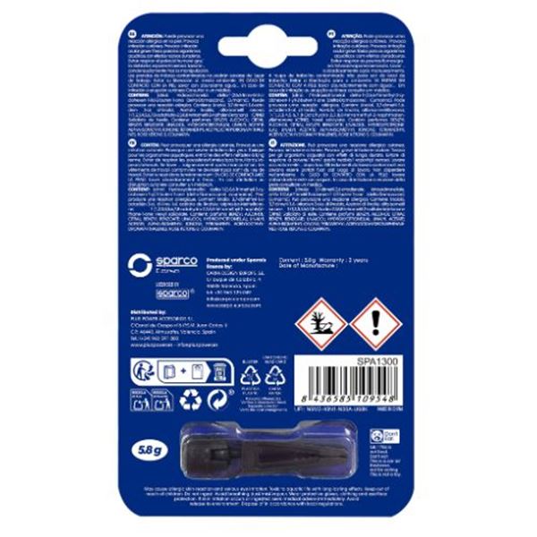 Ambientador em forma de grelha Sparco Llanta Amber Drift com aroma doce