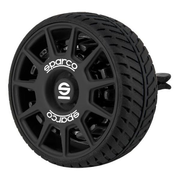 Ambientador em forma de grelha Sparco Llanta Midnight com aroma a âmbar