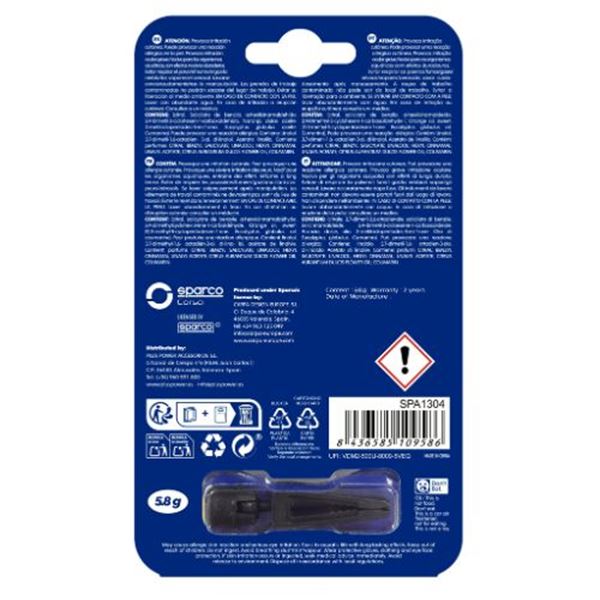 Ambientador de grelha Sparco Llanta Citrus Boost com aroma cítrico